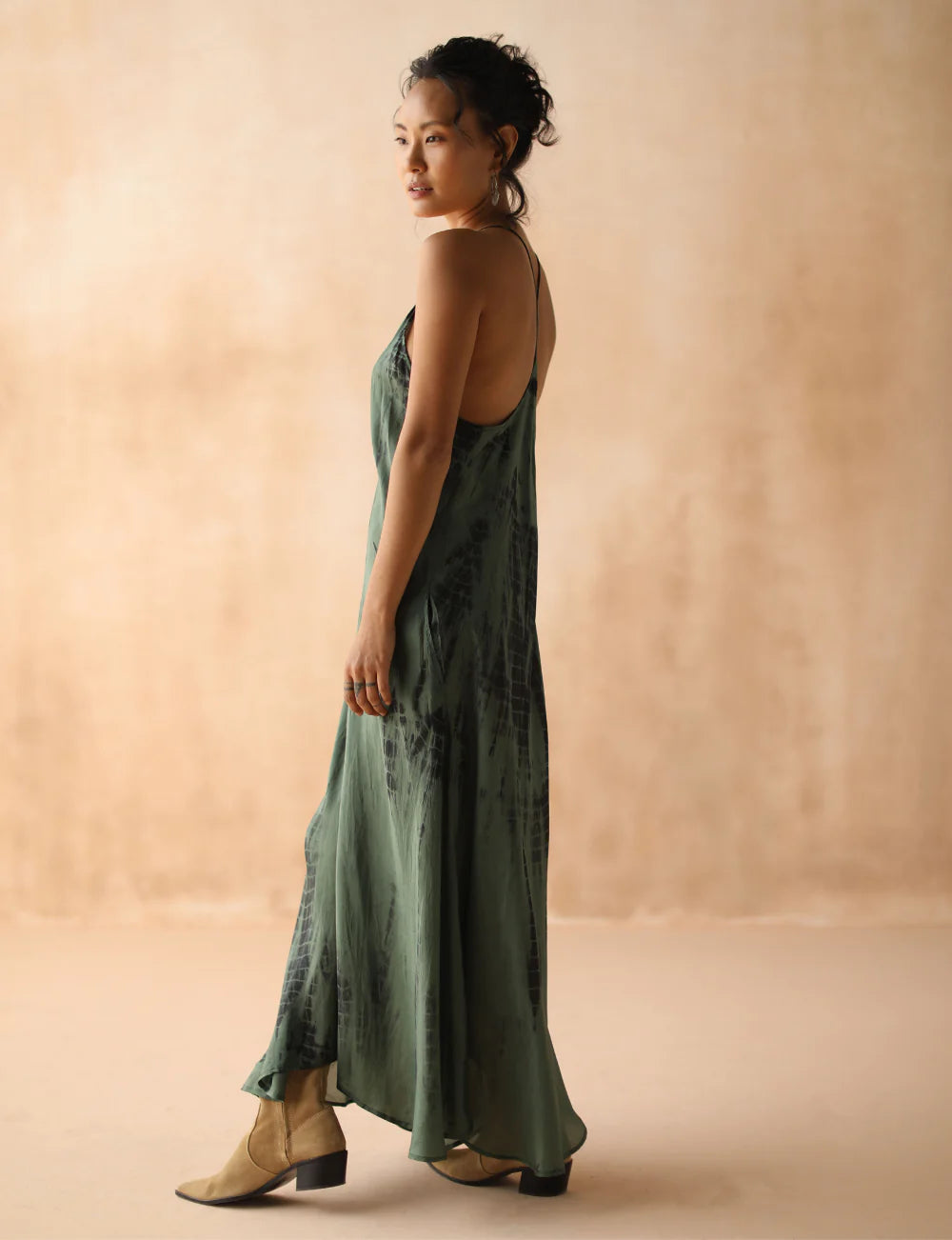 Zen Maxi Dress Tourmaline Tie Dye