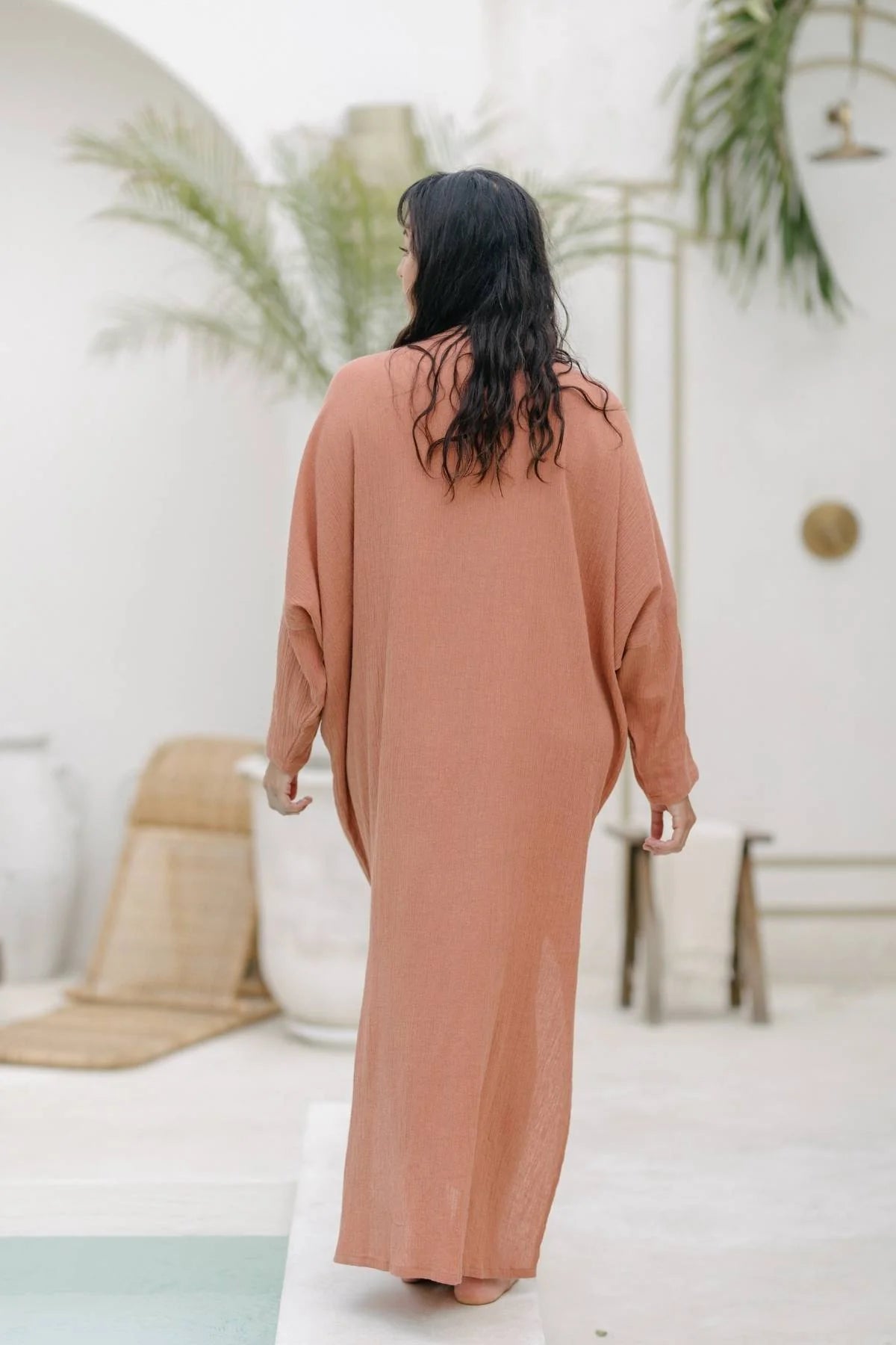 Coral Virgo Rising Kaftan