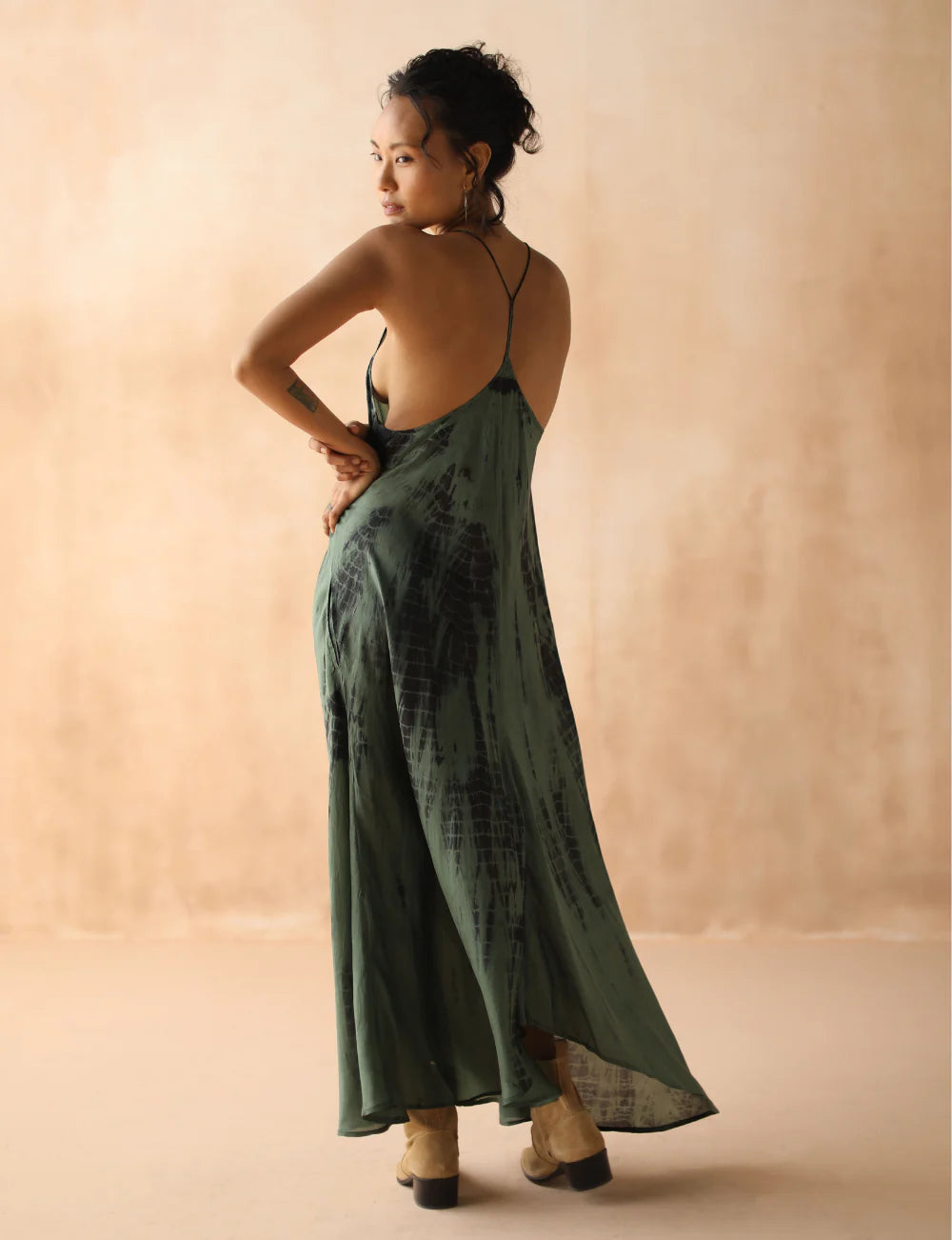 Zen Maxi Dress Tourmaline Tie Dye