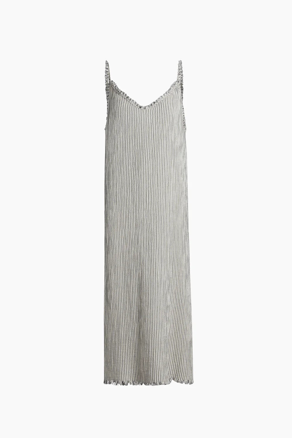 Crinkle Striped Dress