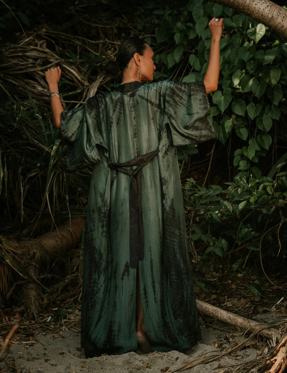 Tao Kimono Tourmaline Tie Dye