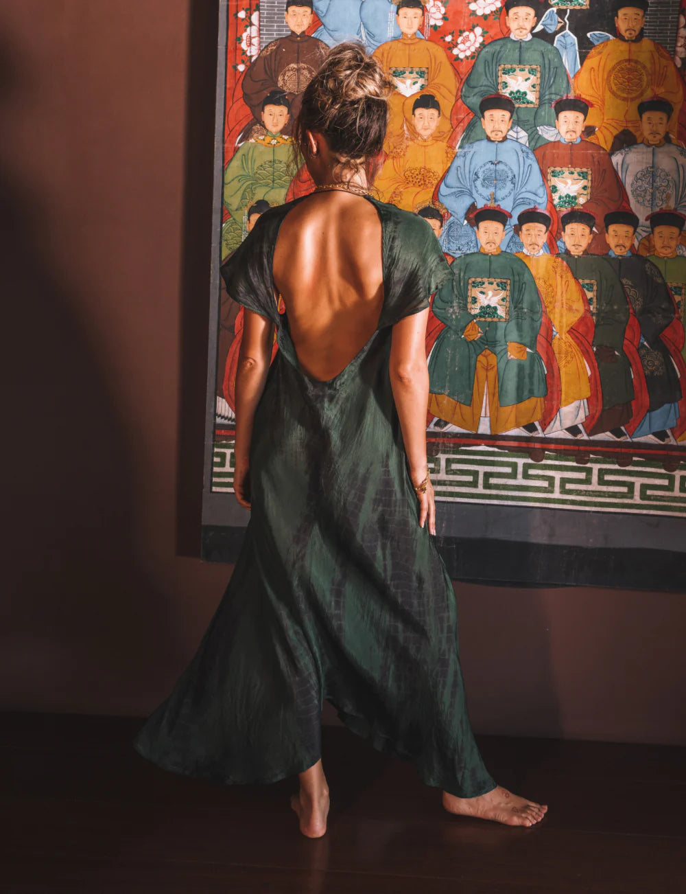 Lana Maxi Dress Tourmaline Tie Dye