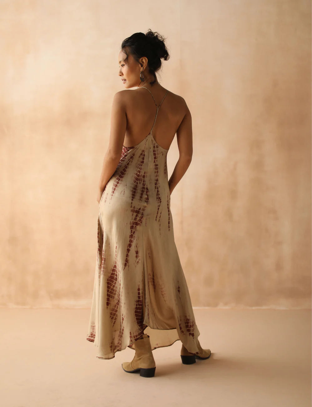 Zen Maxi Dress Fawn Tie Dye