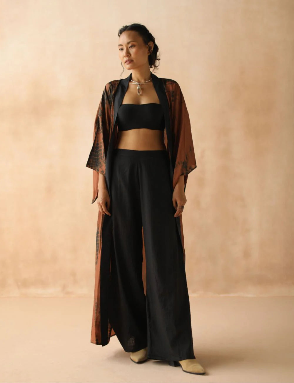 Tao Kimono Tigers Eye Tie Dye
