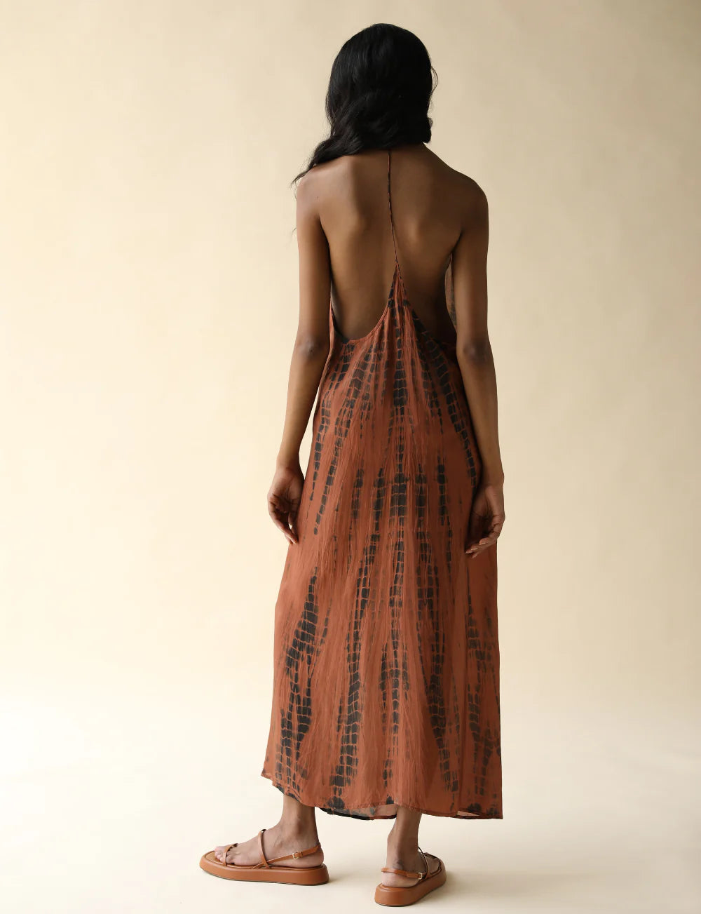 Zen Ultra Maxi Dress Tigers Eye Tie Dye