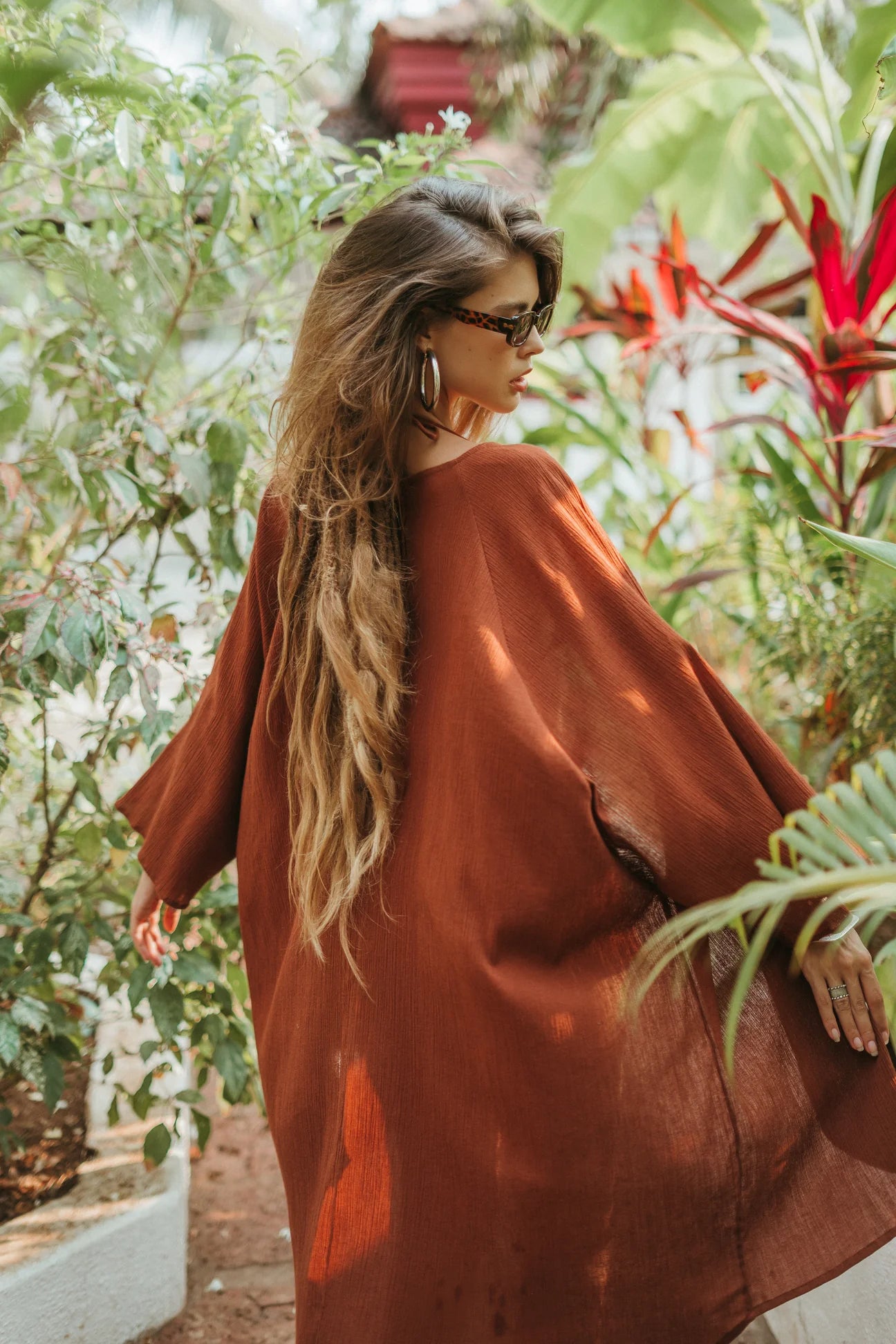 Shakti Kimono in Terracota
