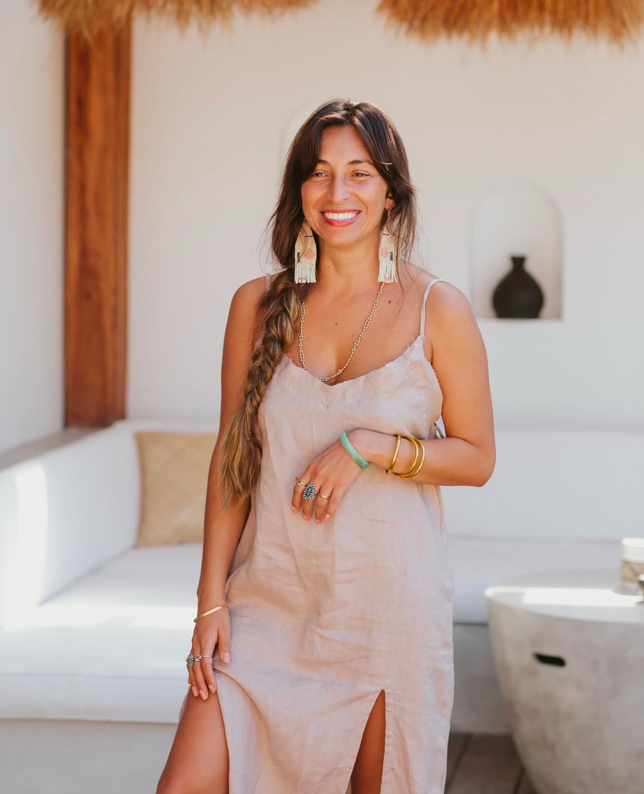 Linen Aura Slip