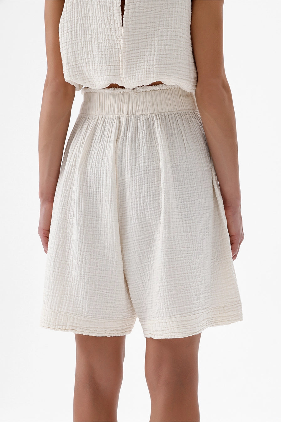 Crinkle Relaxed Shorts