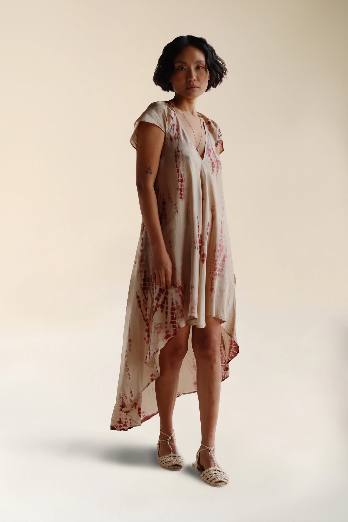 Lana Dress Fawn Tie Dye