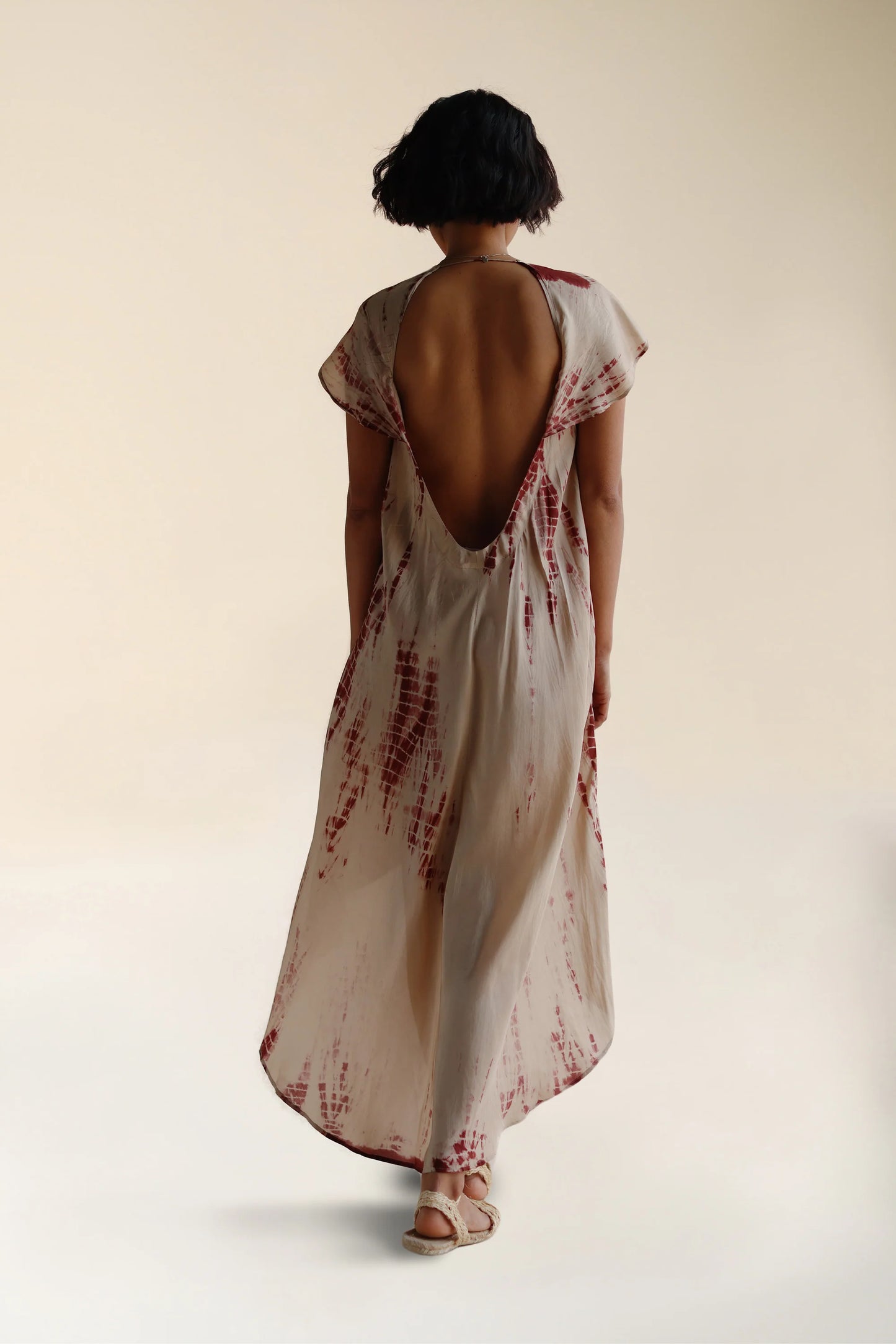 Lana Dress Fawn Tie Dye