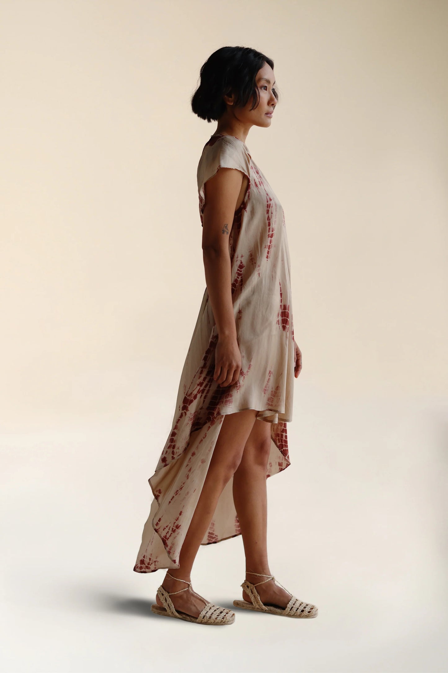 Lana Dress Fawn Tie Dye