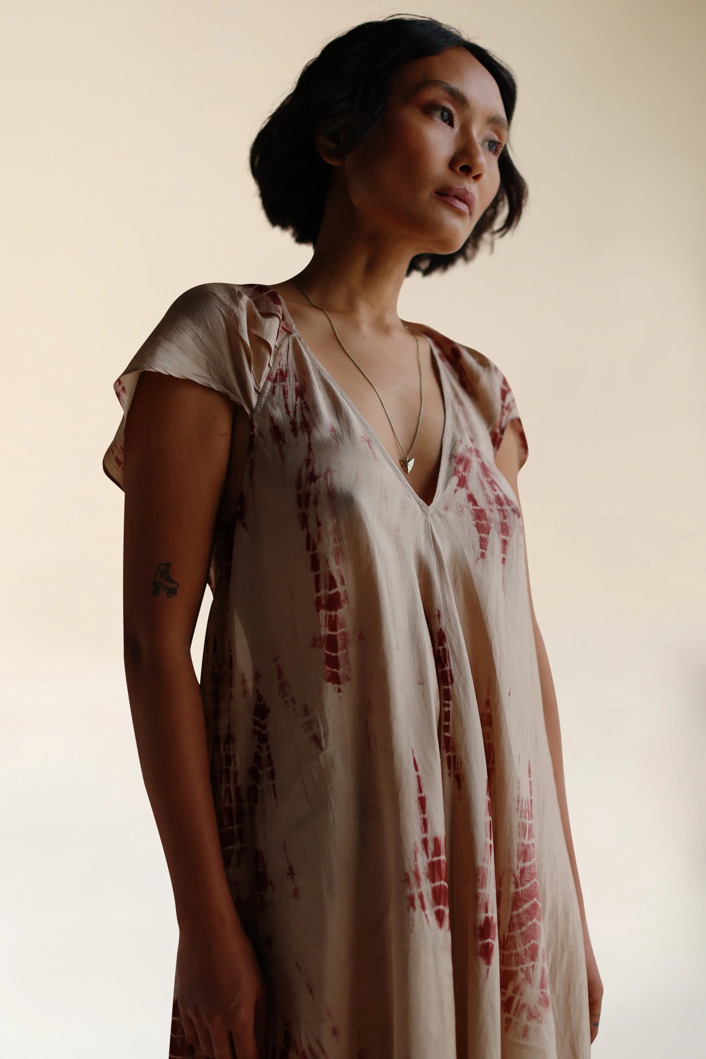 Lana Dress Fawn Tie Dye