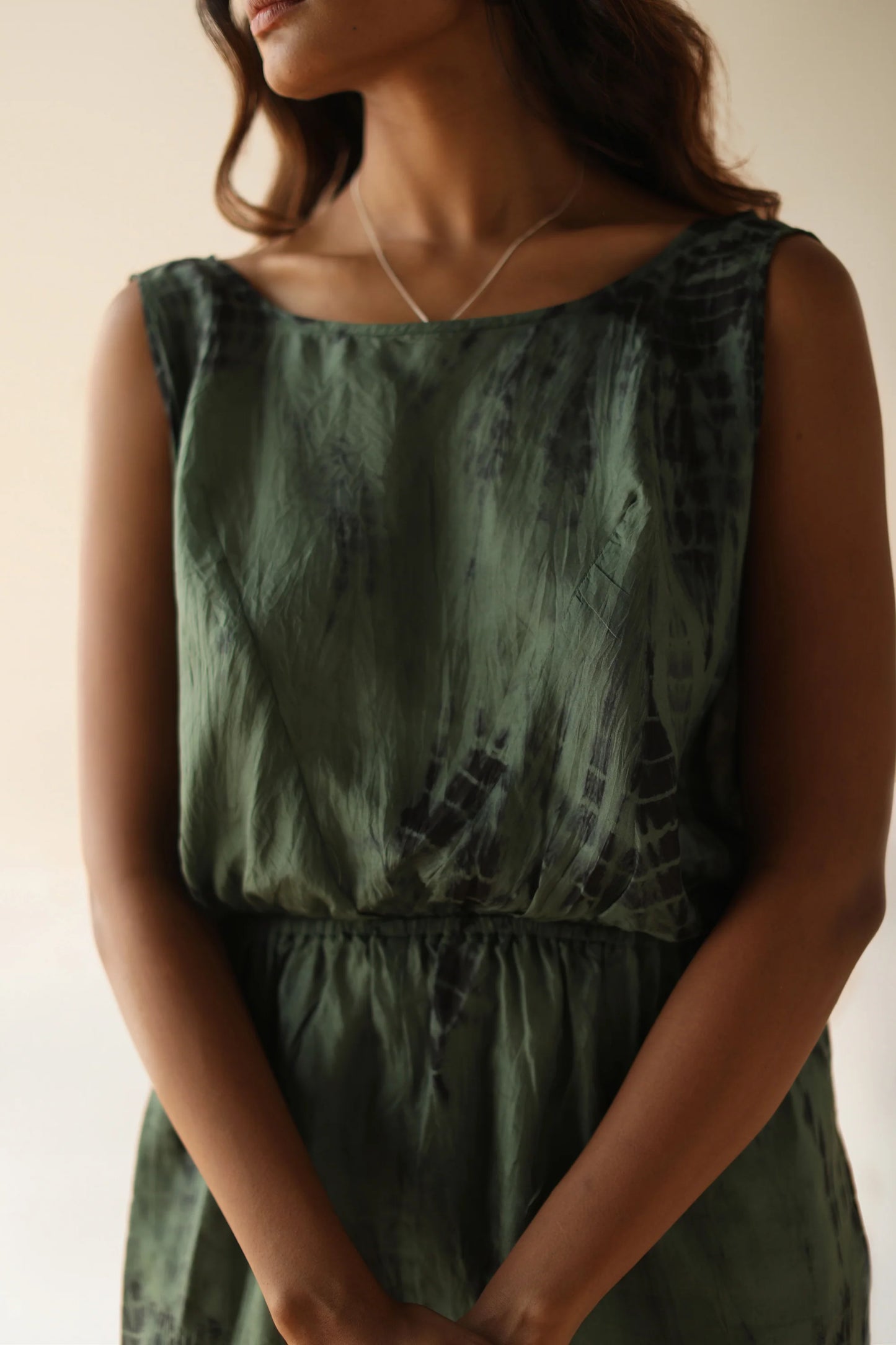 Mia Jumpsuit Tourmaline Tie Dye