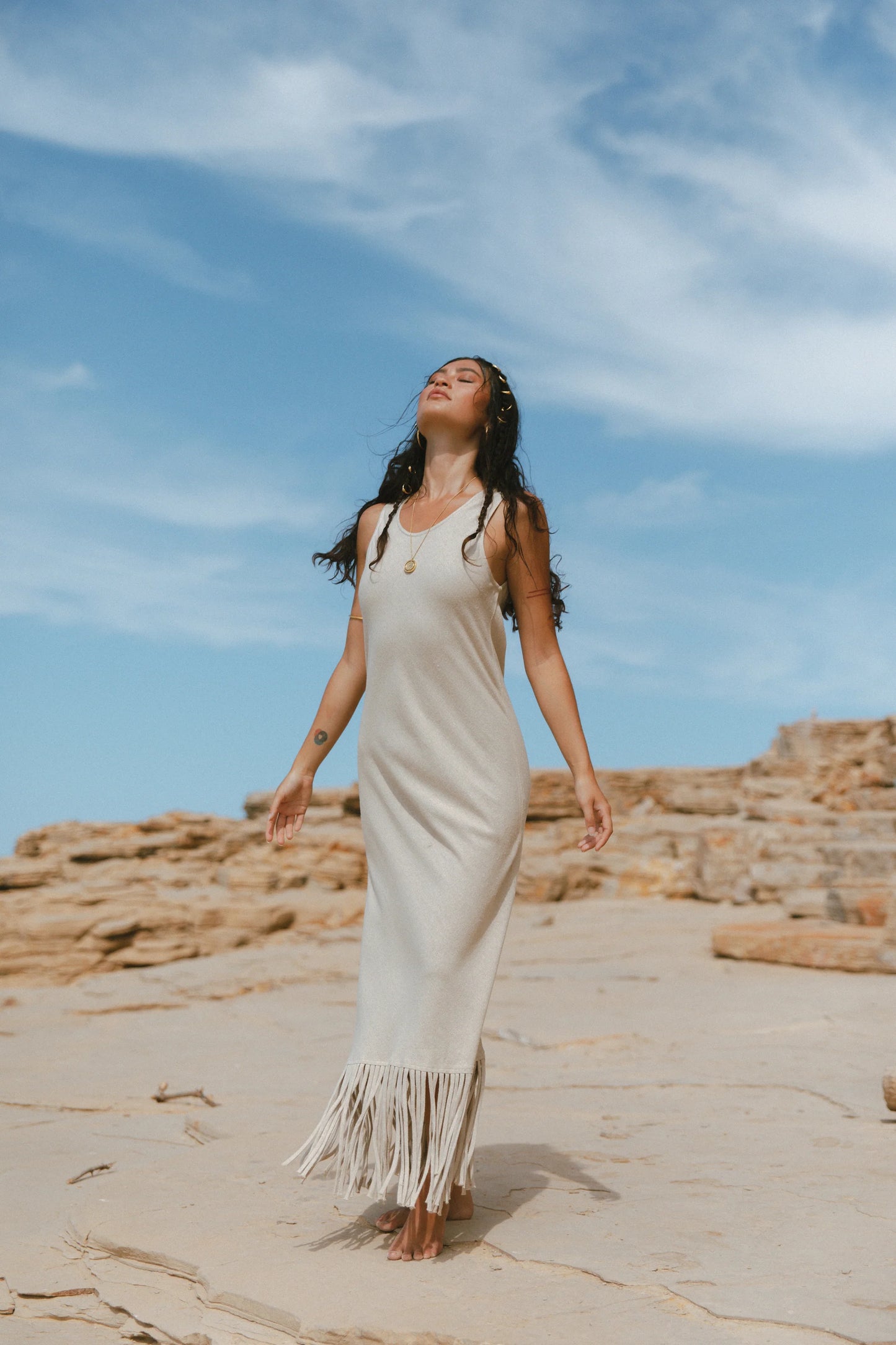Nomad Fringe Dress