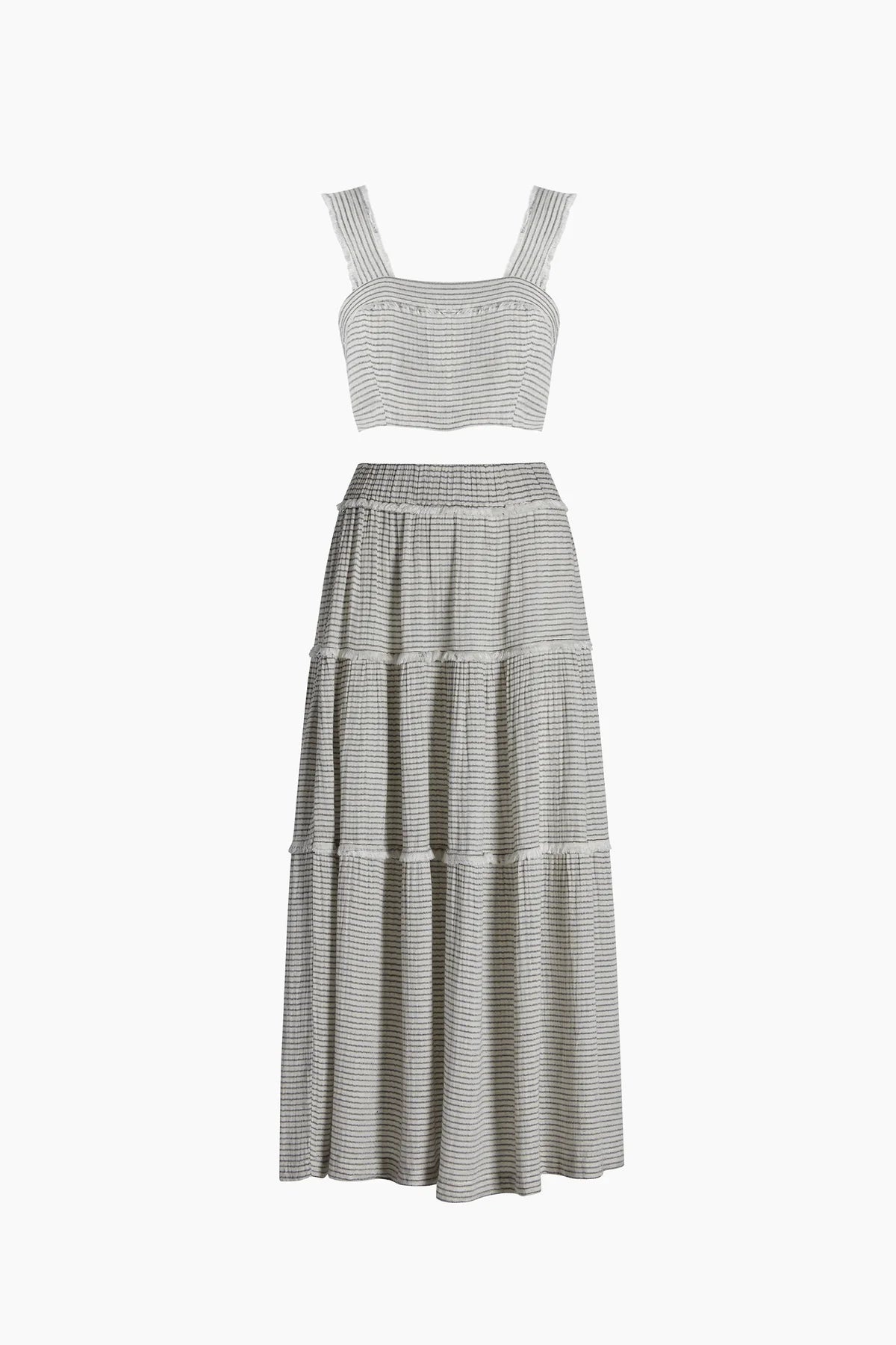 Striped Skirt Set