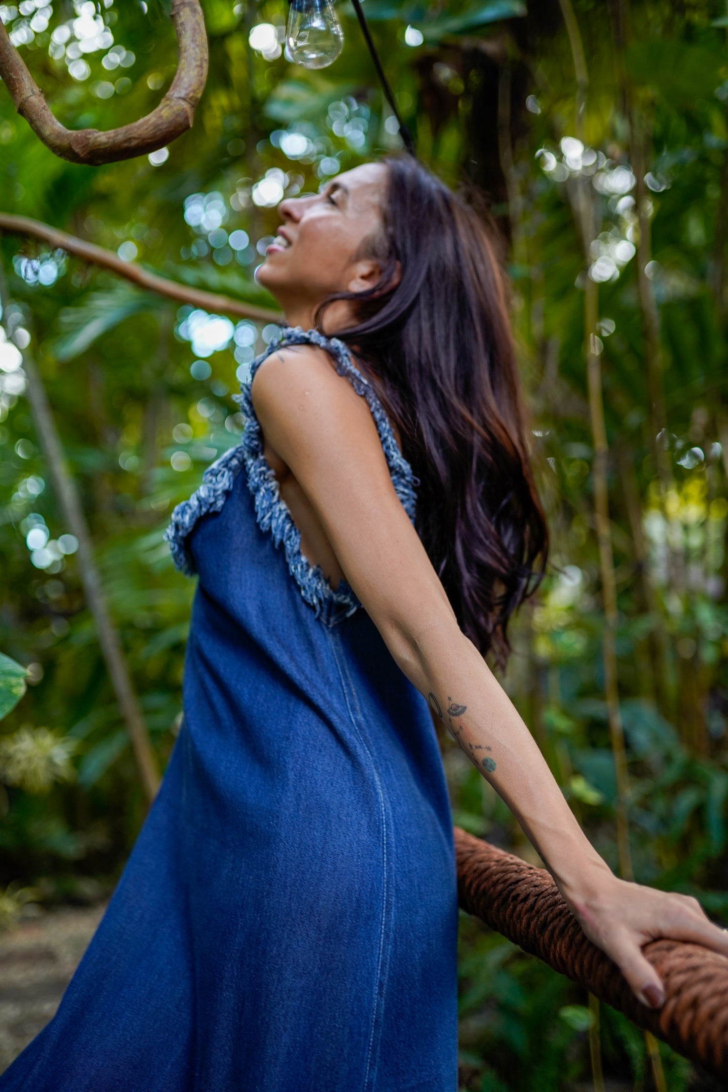 Indigo Strappy Dress