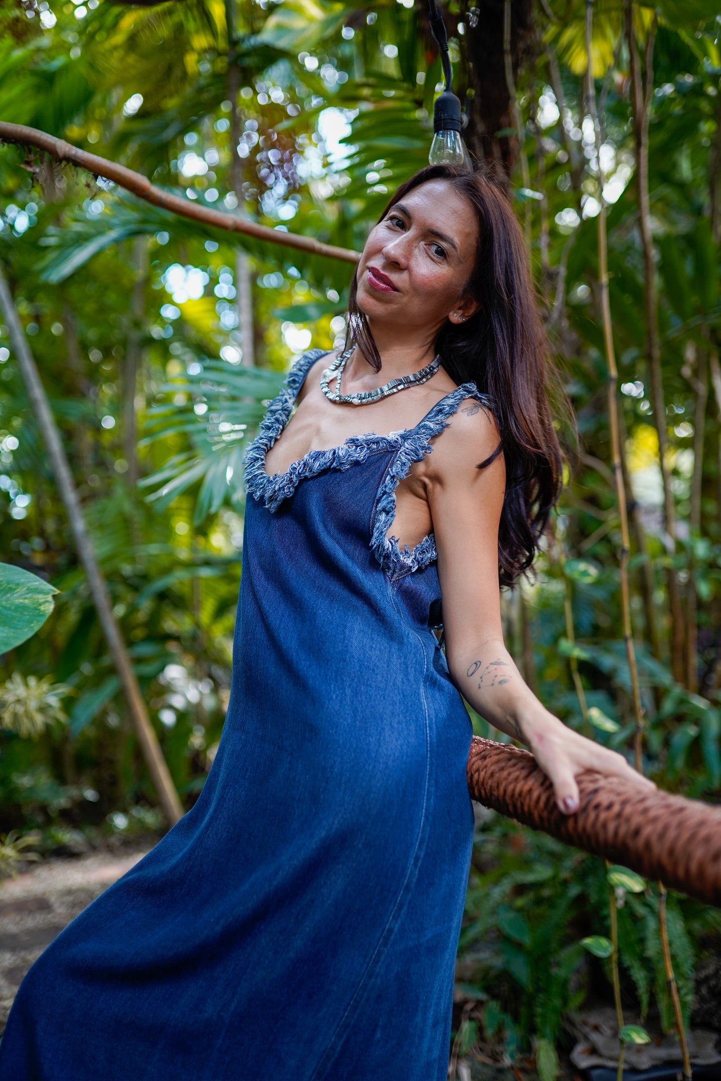 Indigo Strappy Dress