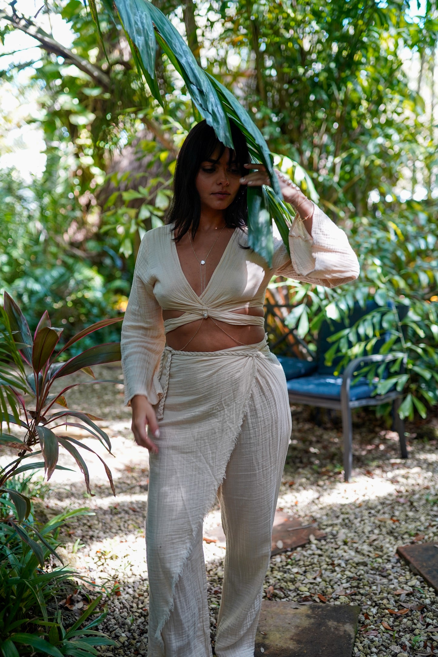 Terra Wrap Skirt Pants