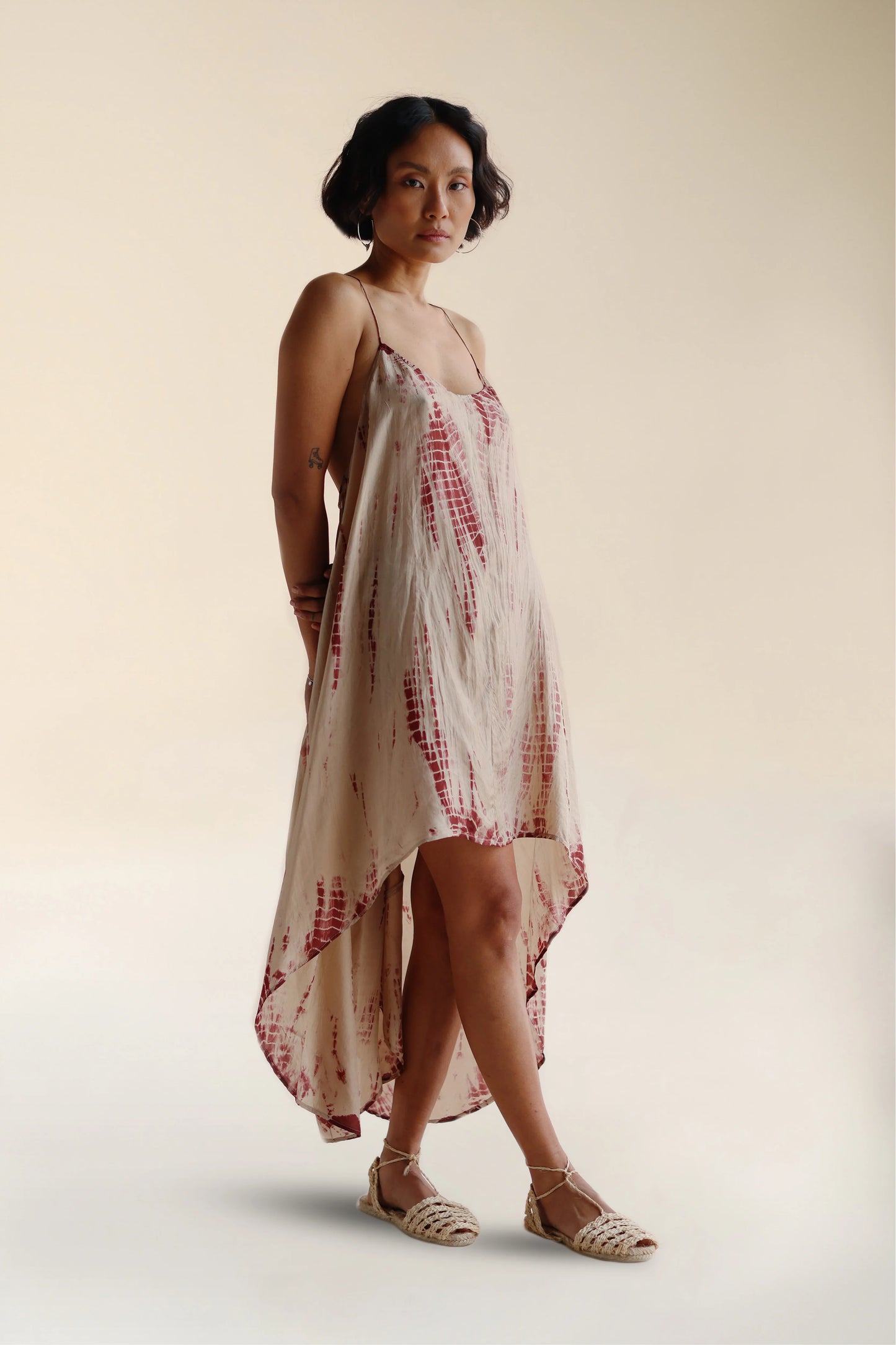Zen Dress in Fawn Tie Dye