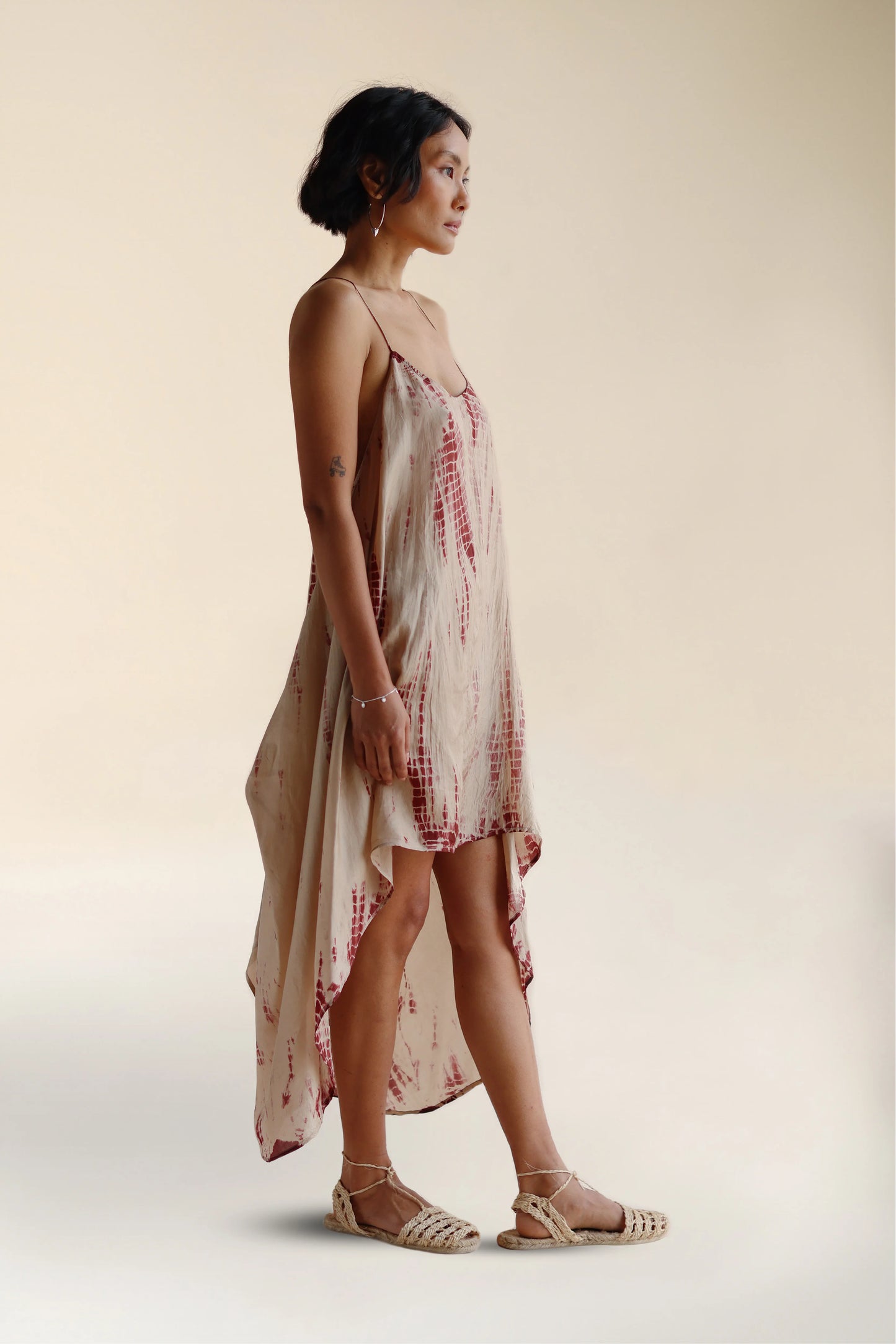 Zen Dress in Fawn Tie Dye