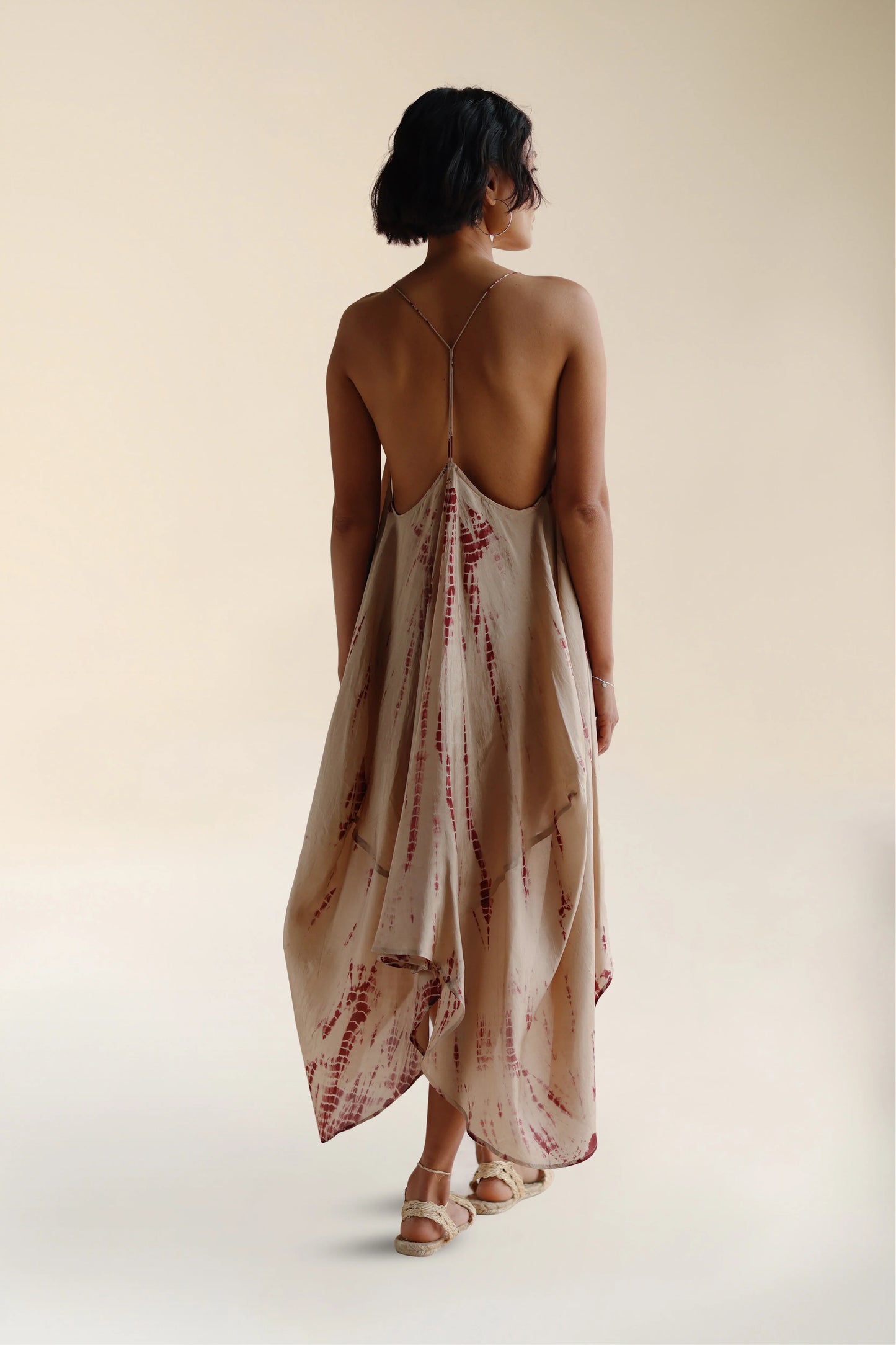 Zen Dress in Fawn Tie Dye