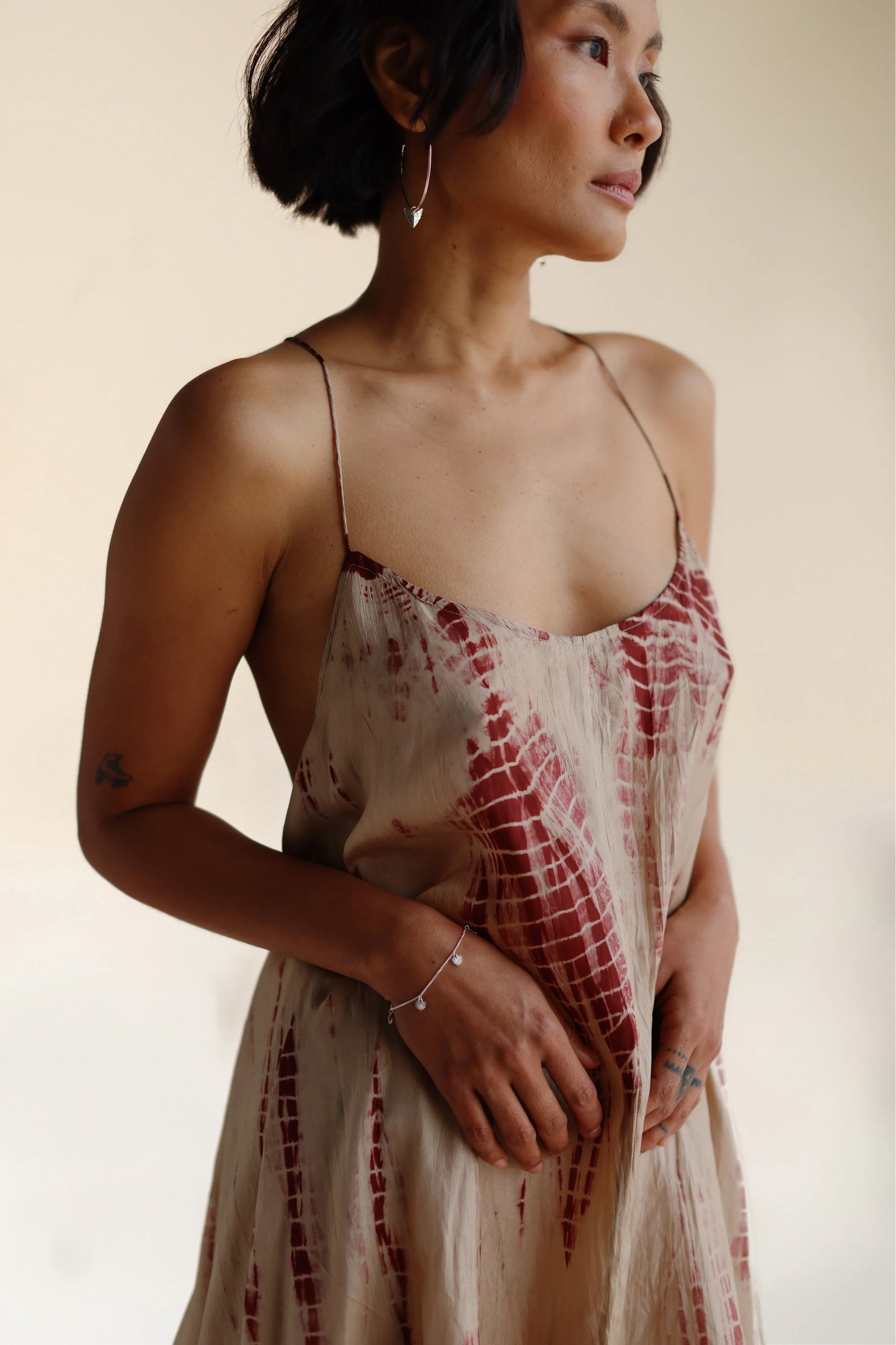 Zen Dress in Fawn Tie Dye