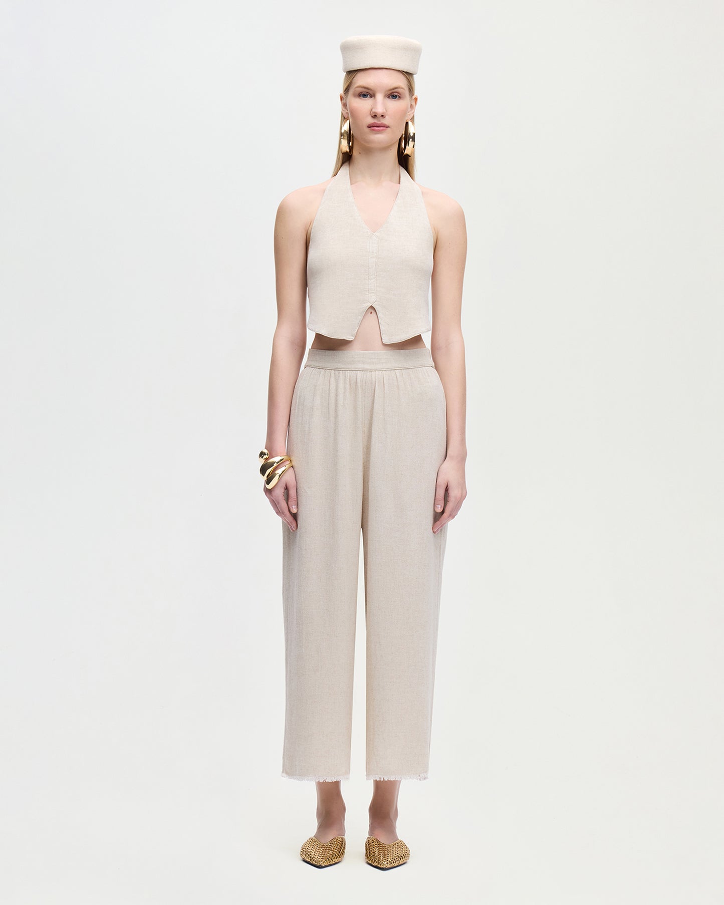 Natural Linen Pants