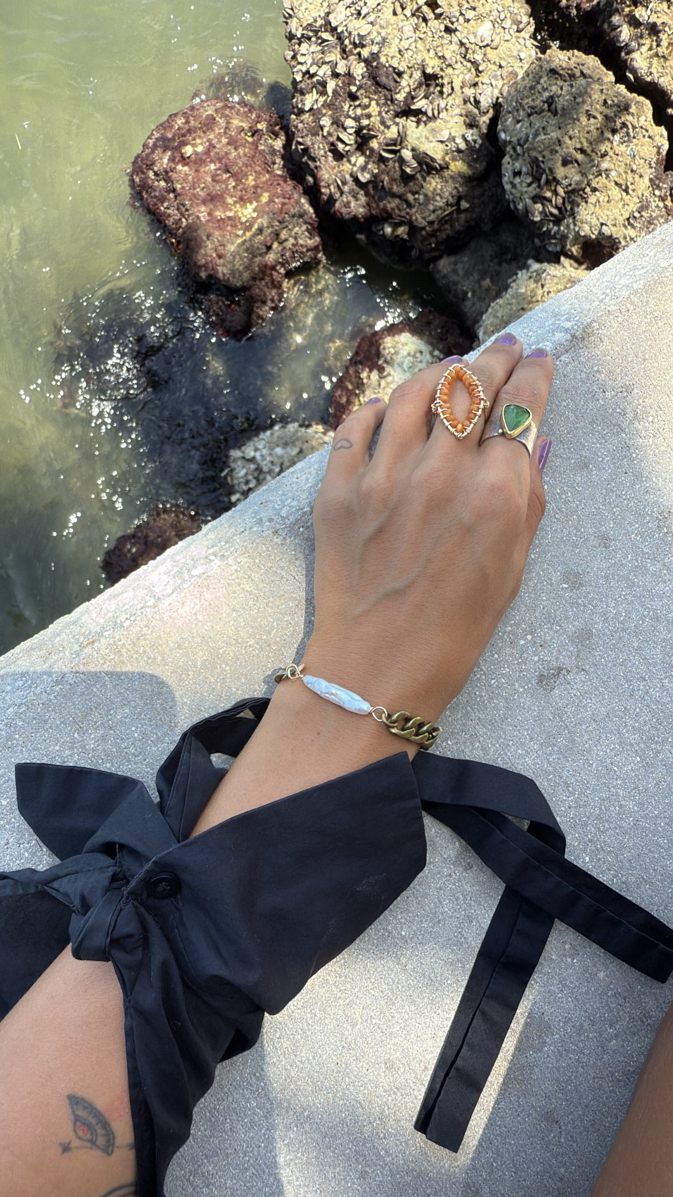 Isla Pearl Chain Bracelet