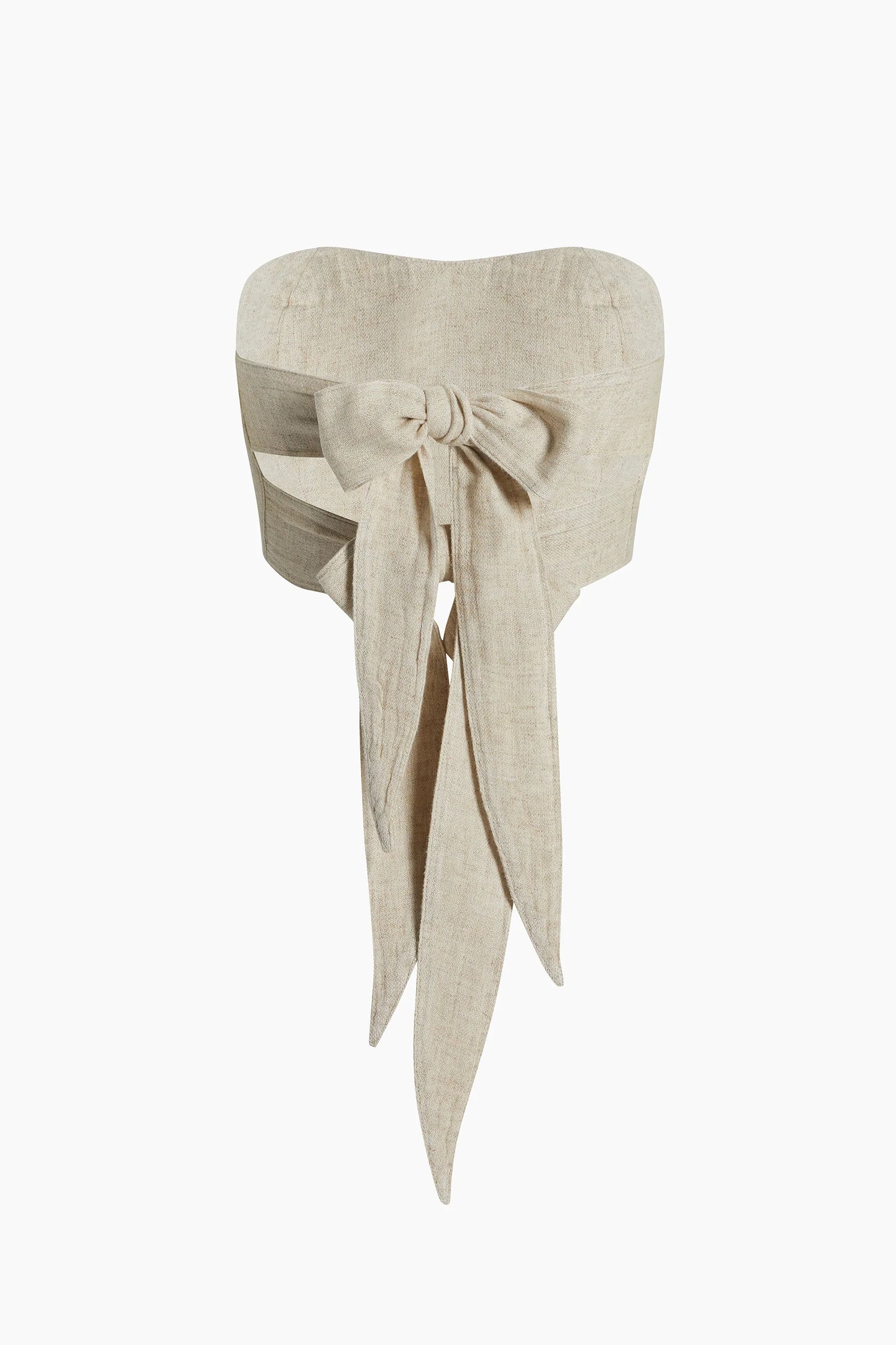 Linen Bandeau Top
