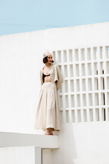 Linen Palazzo Pants