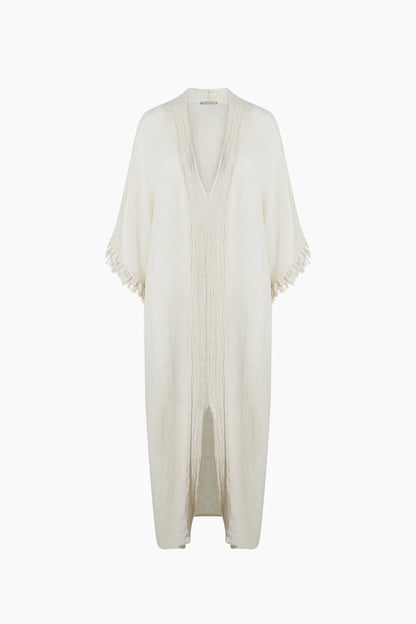 Crinkle Linen Kaftan