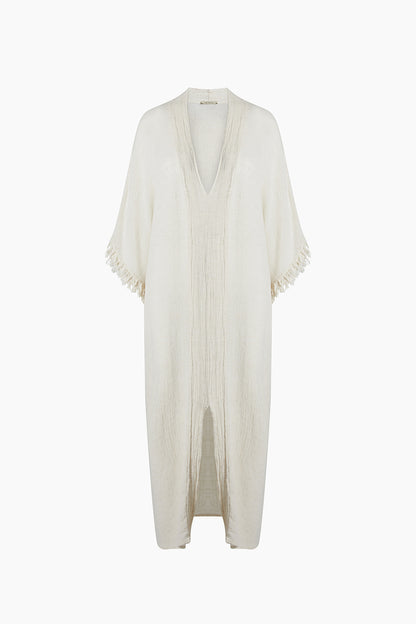 Crinkle Linen Kaftan