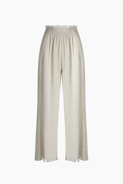 Hemp Transparent Straight Pants