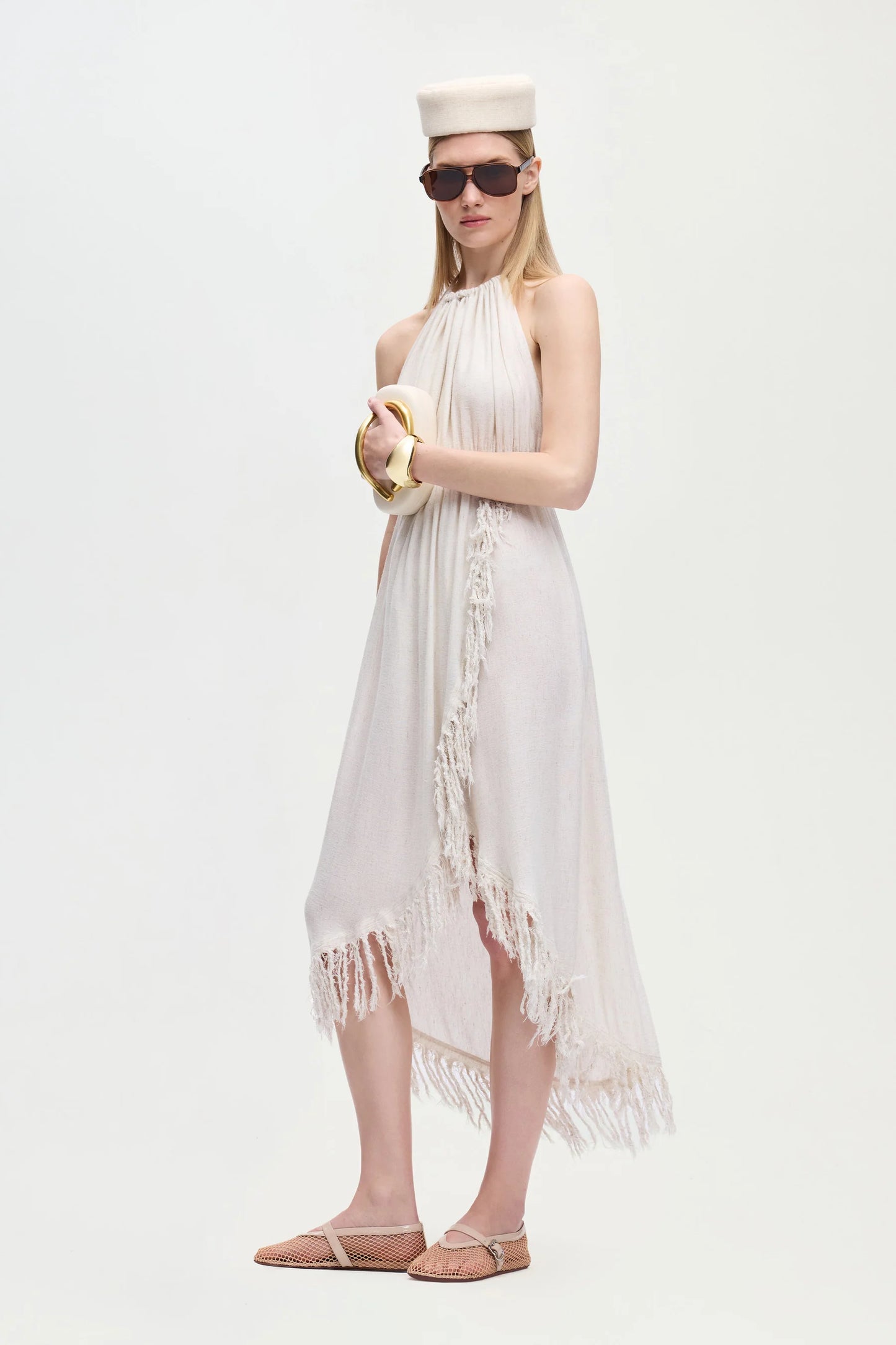 Hemp Halter Neck Dress