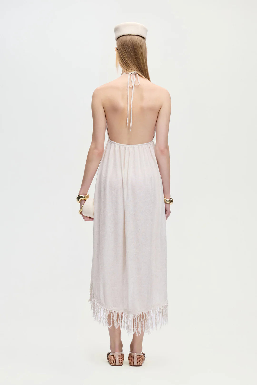 Hemp Halter Neck Dress
