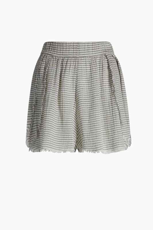 Striped Linien Mini Shorts
