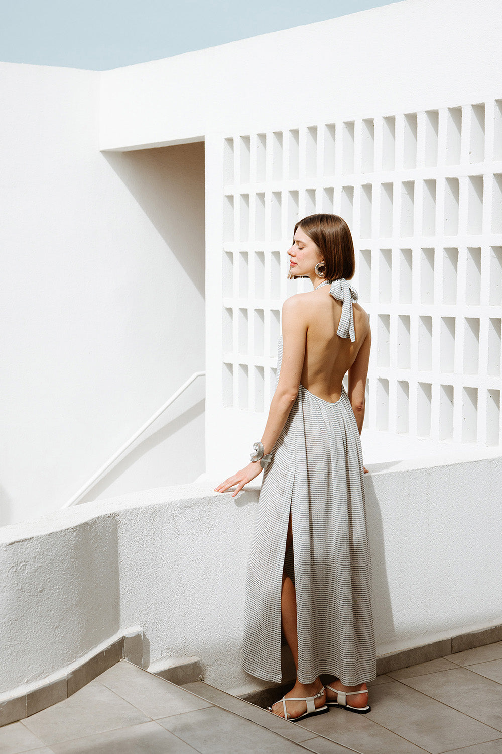 Striped Linen Dress