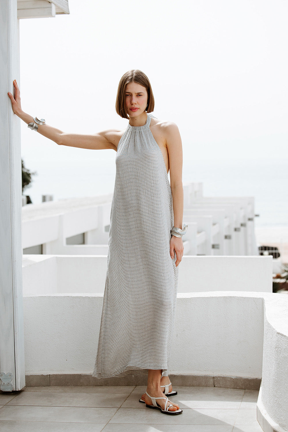 Striped Linen Dress