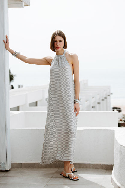 Striped Linen Dress