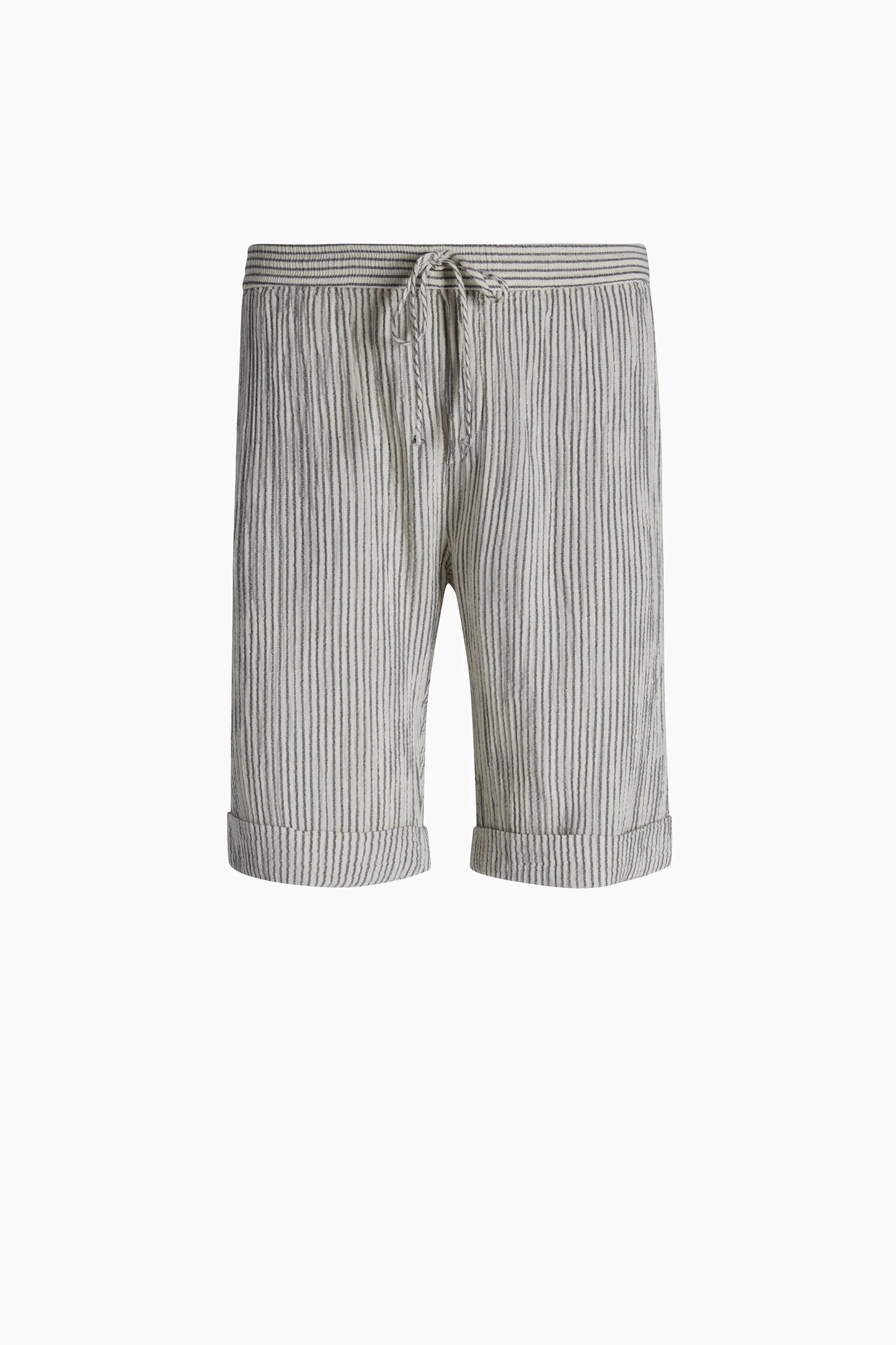 Men's Striped Linen Short