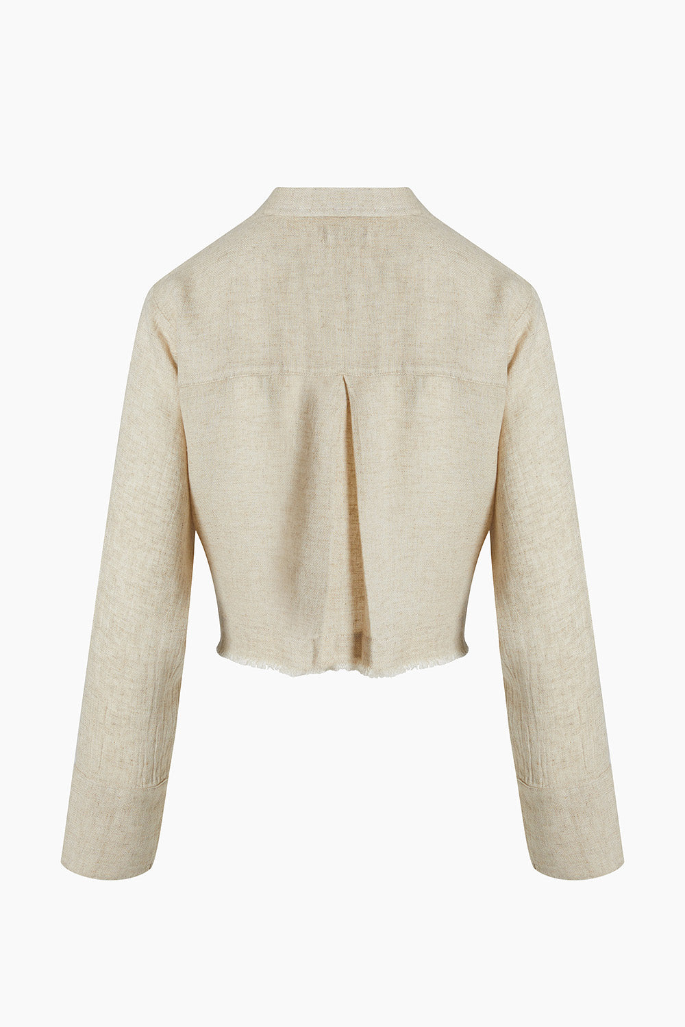 Linen Crop Shirt