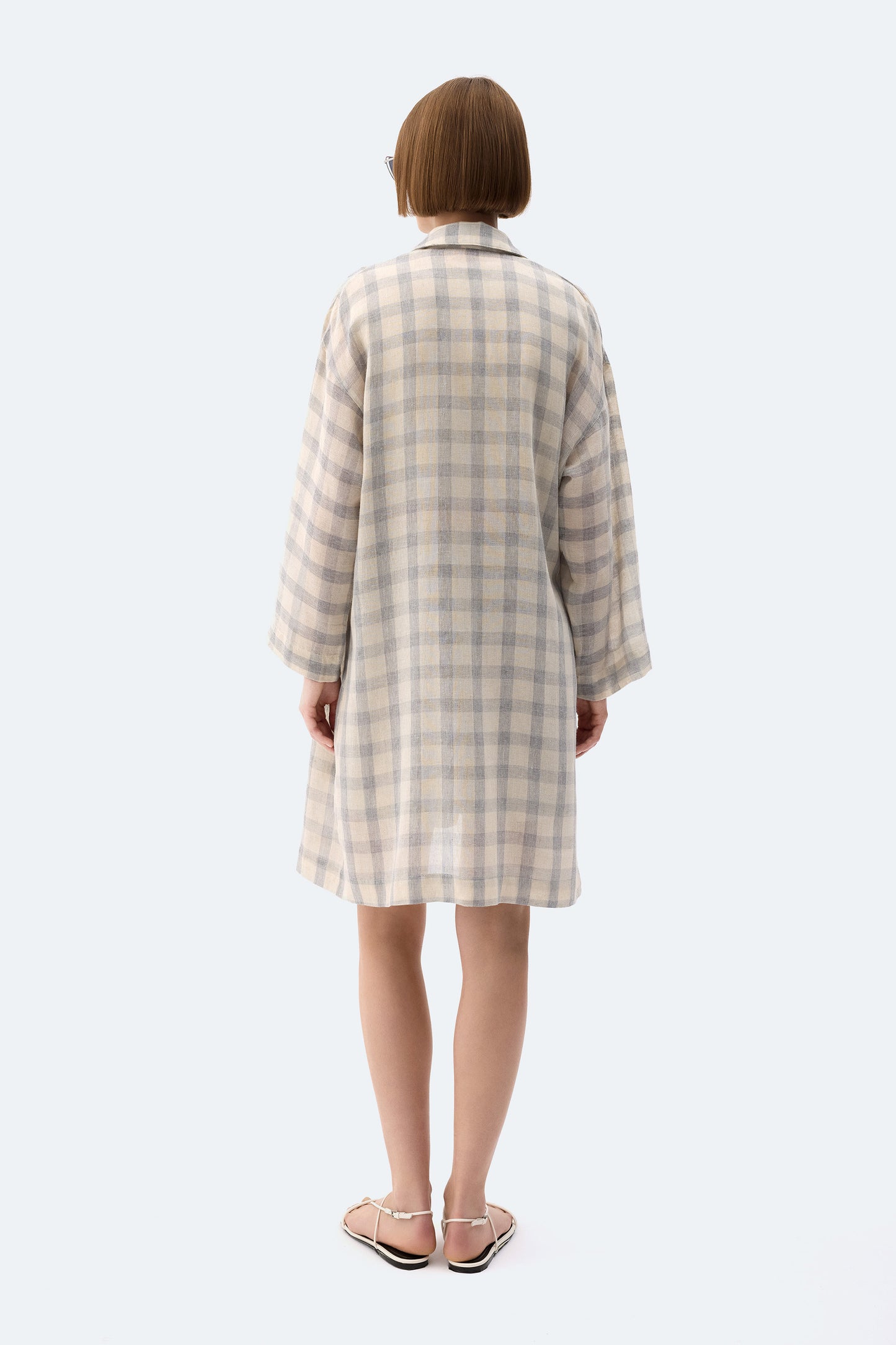 Grey Plaid Jacket