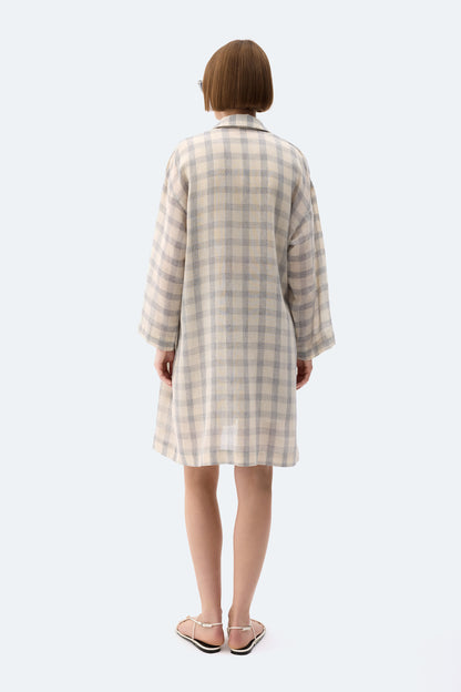 Grey Plaid Jacket