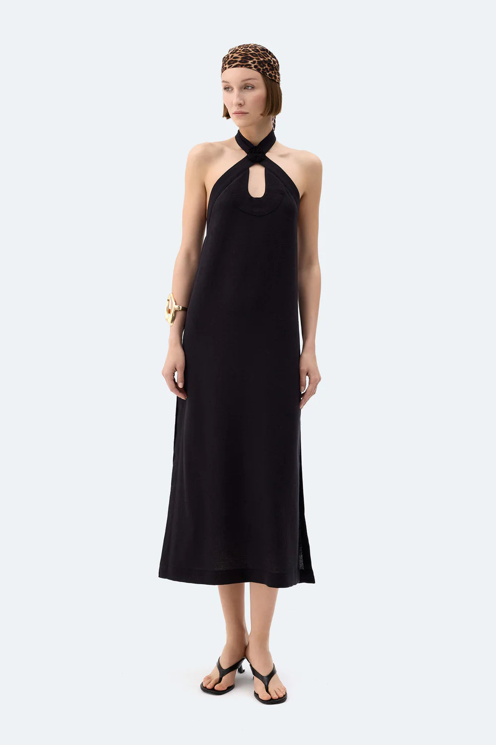 Black Linen Dress