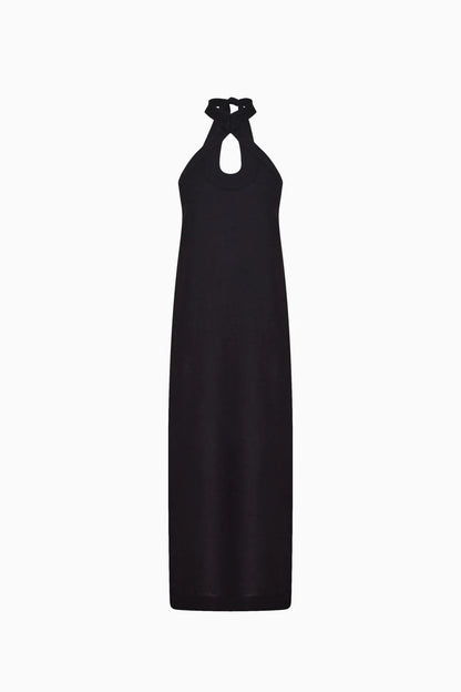 Black Linen Dress