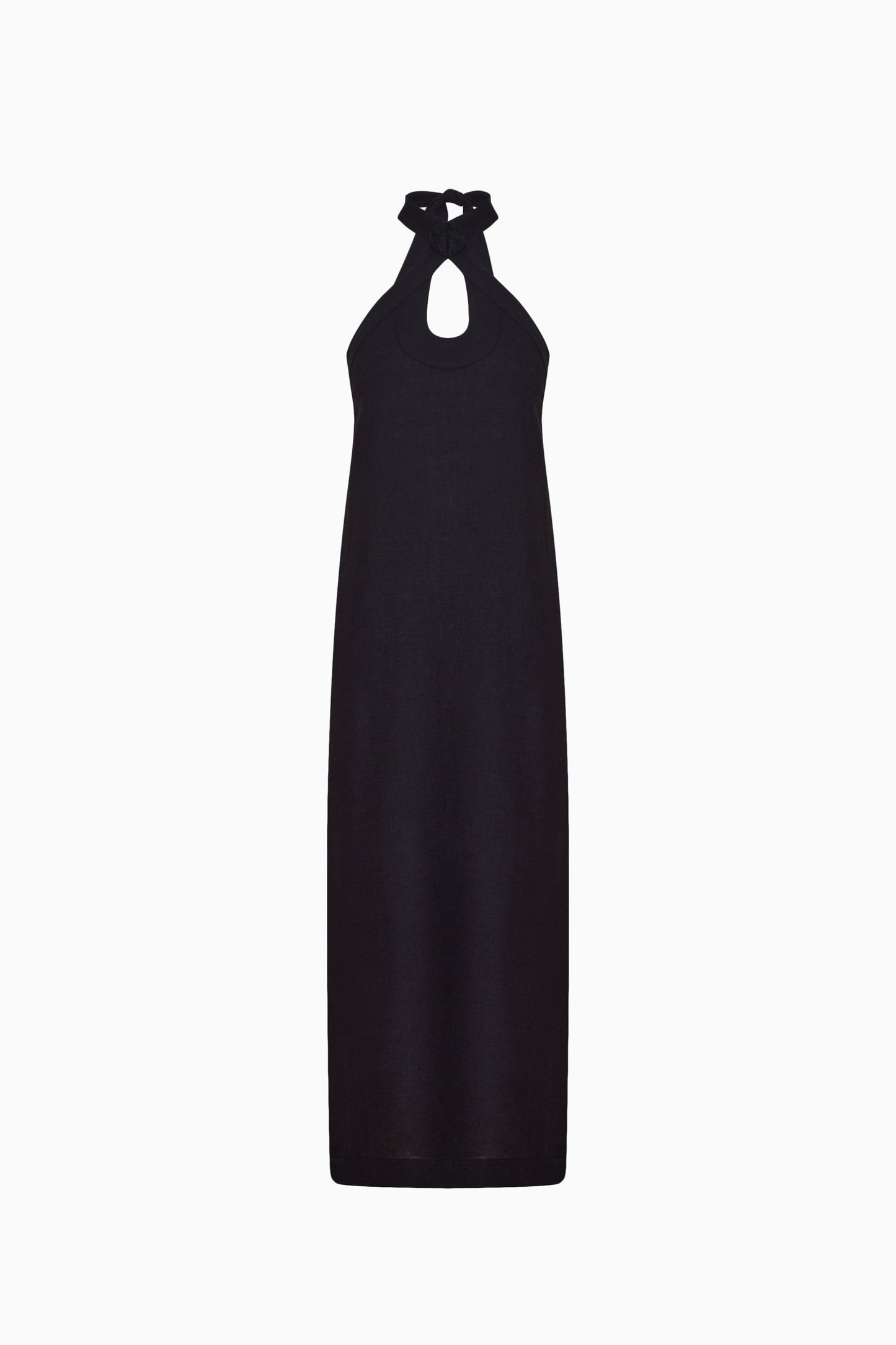 Black Linen Dress