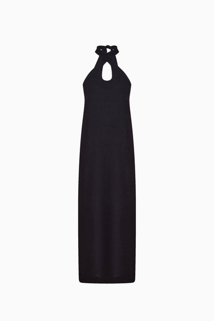 Black Linen Dress