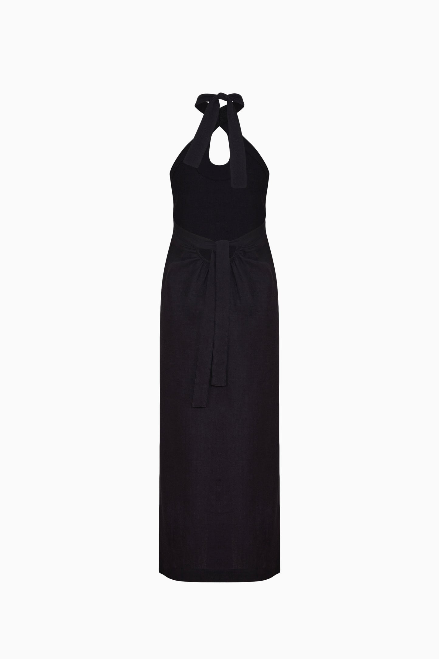 Black Linen Dress