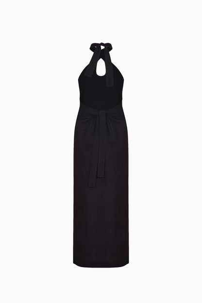 Black Linen Dress