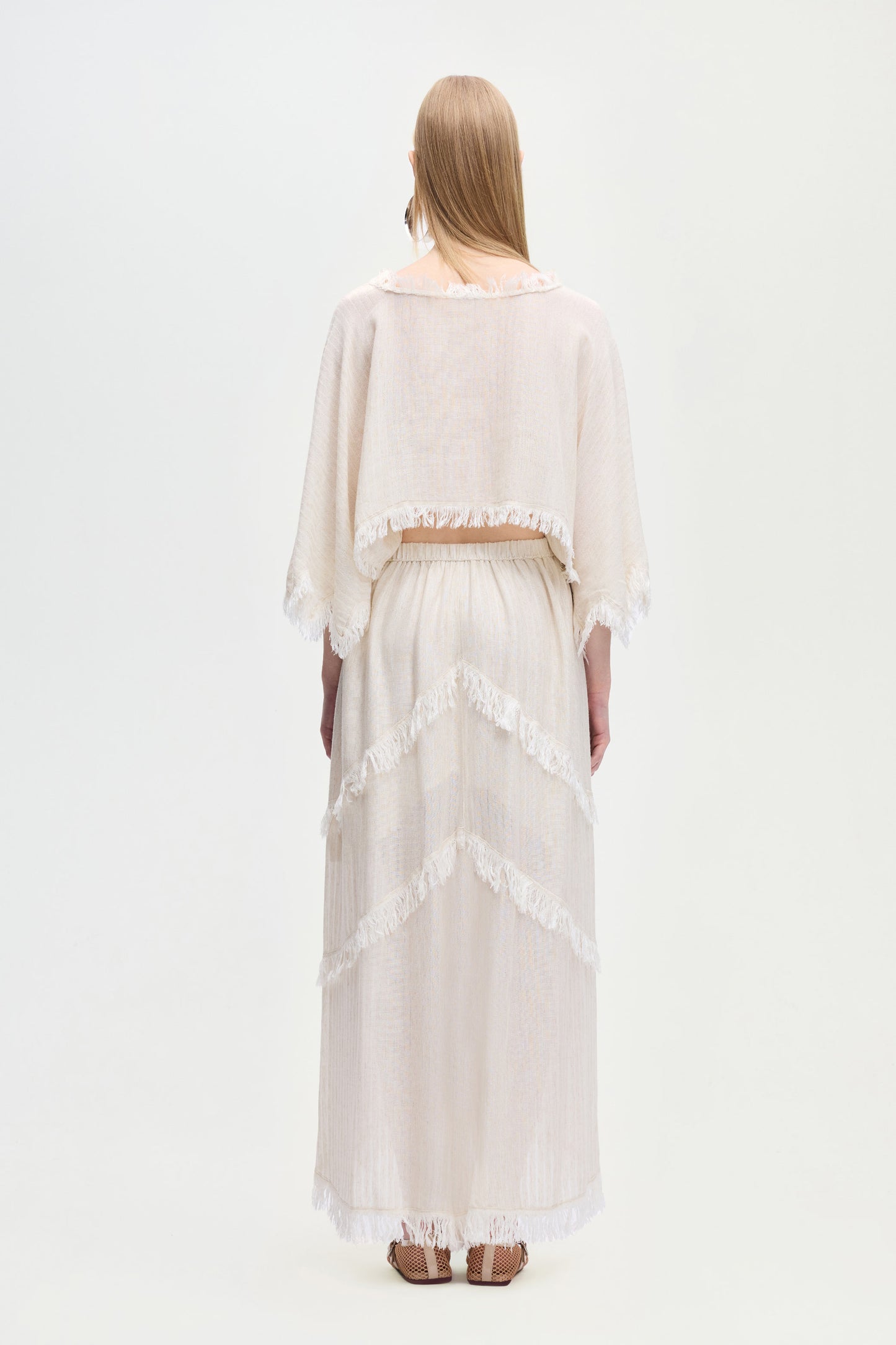 Natural Crop Blouse